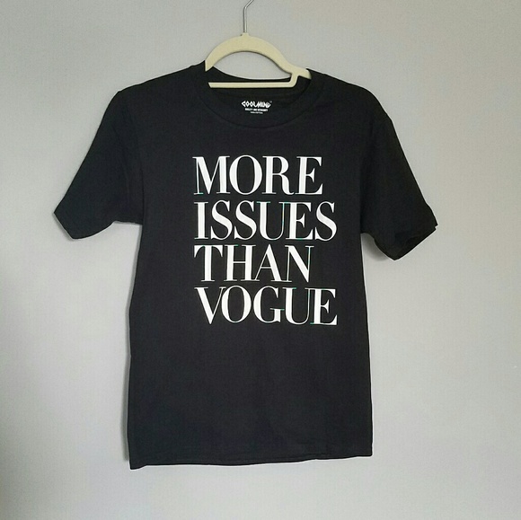 LAST ONE! 'More Issues Than Vogue' t-shirt - Picture 2 of 4